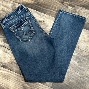 Silver Elyse Slim Boot Cut W31/L33